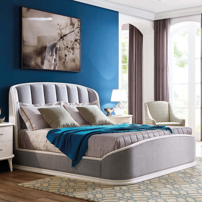 Bed With Slat Sparkle Pearl A Lacquer Fabric Jeanie 93 Fratelli Barri Roma Article Fb Bd Rm 163